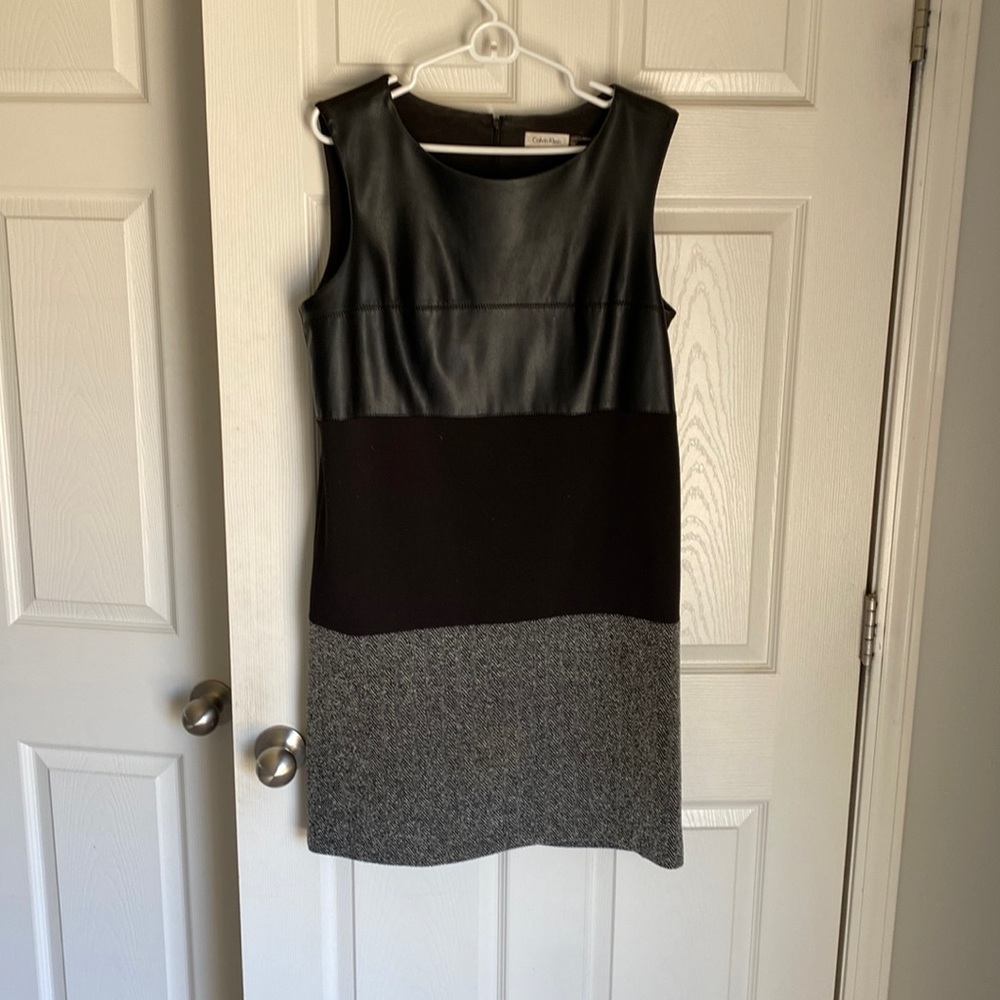 Calvin Klein 3 fabric dress